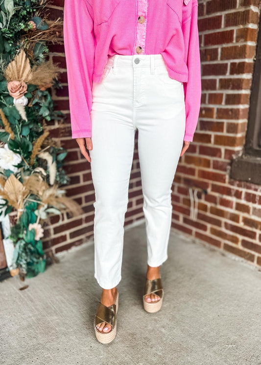 Chelsey Crop Straight Jeans (was $62.90)