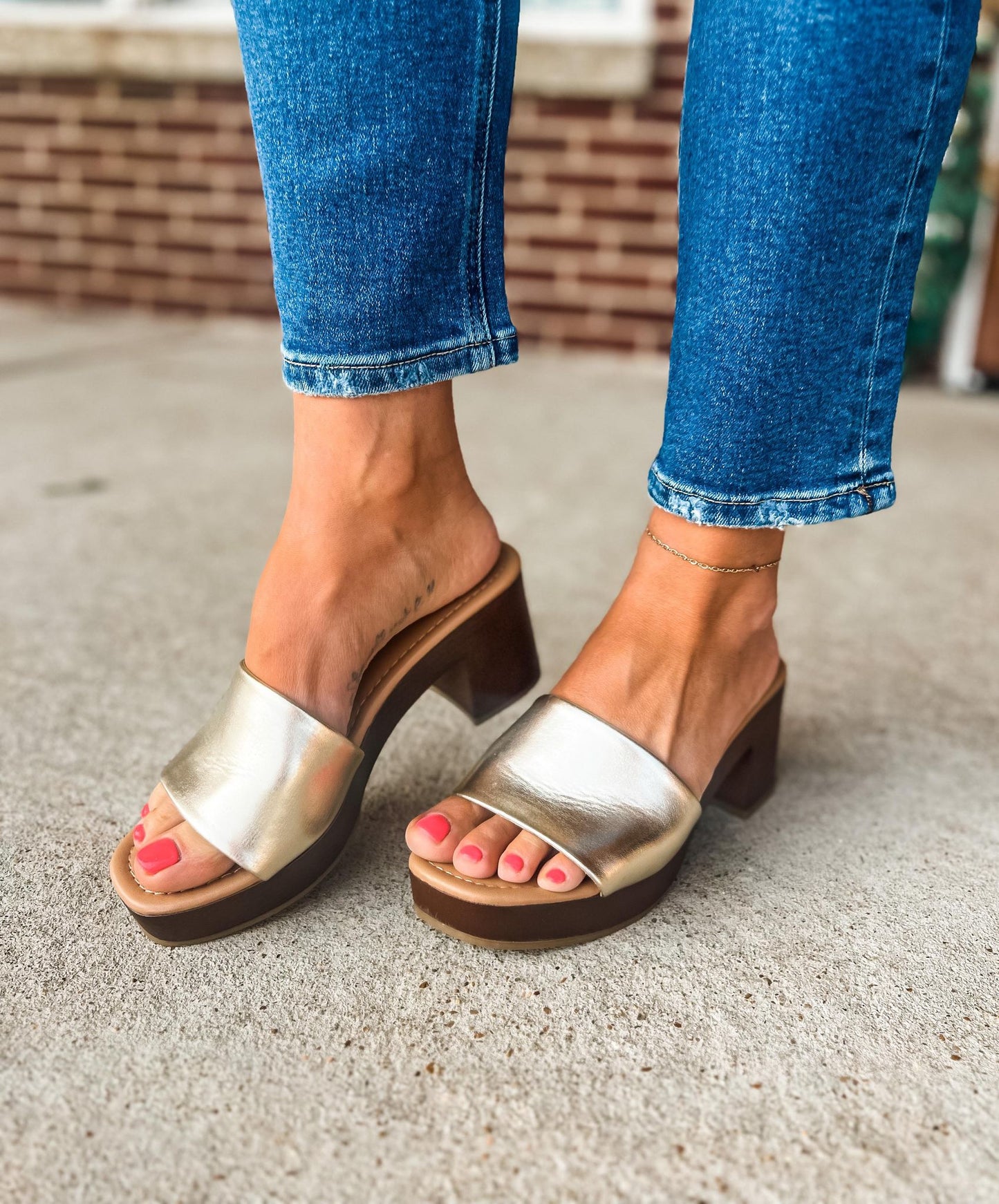 Molly Gold Sandal (WAS $38.90)
